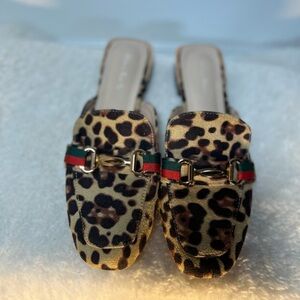HELENs HEART| Leopard Print Women's Loafers| Size 10